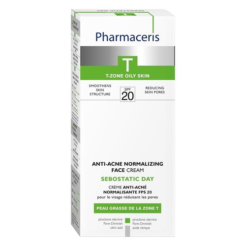 Pharmaceris T SEBOSTATIC DAY hydrating sebum normalizing face cream SPF 20 (50 ml) by Pharmaceris T - Dr. Irena Eris