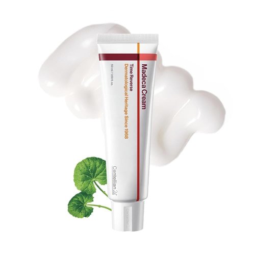 CENTELLIAN 24 Madeca Cream Time Reverse (1.69fl oz) - Advanced Fast-Absorbing & Nourishing, Hydrates, Firms & Reduces Wrinkles, Low Irritation, Korean Skin Care Centella Asiatica, Collagen
