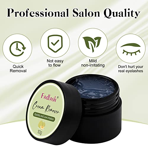 Eyelash Extension Remover 10g Cream Lash Extension Remover Dissolves Powerful Eyelash Glue Remover Low Irritation eyelash remover for lash extensions Lash Glue Remover for Sensitive Skin(Hami Melon)