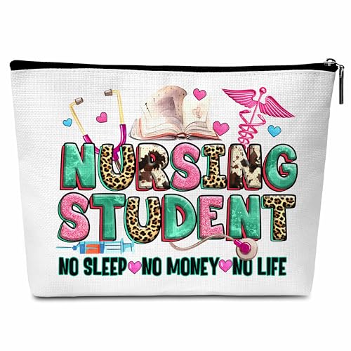 Nurse Bag Nursing Student Gifts Makeup Cosmetic Bag for Women, Nurse Accessories for Work, Nursing Bags for Nurses, Nurse Graduation Gift - C04