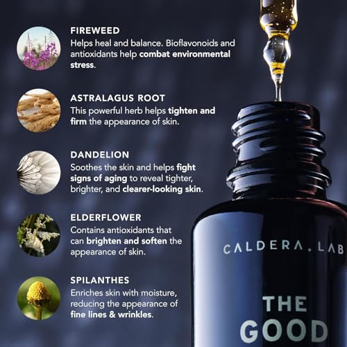 Caldera + Lab Men¡¯s Skincare Set ? The Regimen Rich: Cleanser, Moisturizer & Night Serum | Hydrating, Firming & Smoothing | Niacinamide, Clean, All Skin Types