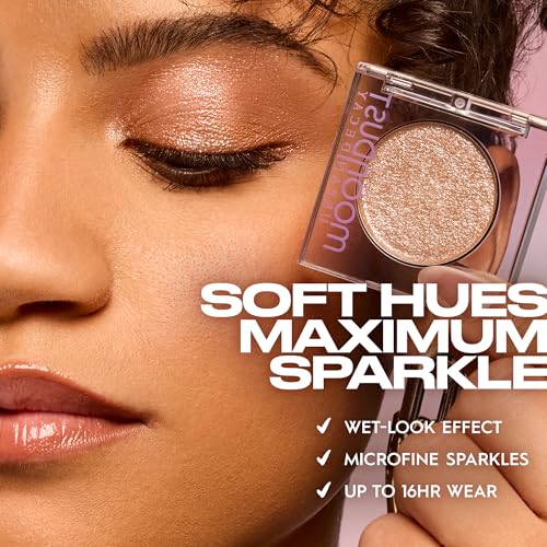 Urban Decay 24/7 Moondust Glitter Eyeshadow Single - Sparkly Eye Glitter Makeup, Long-lasting Wear, Highly Reflective Shimmer Finish, Luminous Wet Look Effect, Buildable Eye Shadow Topper - 0.06 Oz