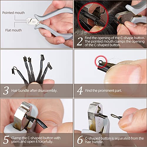 6d Hair Installation Machine,Second Generation of 6D Hair Piece for Quick Change-up and Use£¬Effectively Solution to the Problem of repeated Use of hair£¬Five Bunches in a Row£¬Alloy