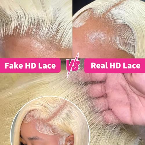 30 Inch 613 13x6 Lace Front Wig Human Hair 200 Density Blonde Wig Human Hair 613 HD Lace Frontal Wig 13x6 Blonde Straight Lace Front Wigs Human Hair Pre Plucked Glueless Wigs for Women