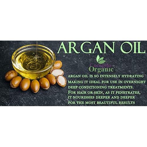 Dr Joe Lab Refined Argan Oil - Pure, Refined, Cold Pressed, Filtered, Unscented Bulk Carrier Gallon - 128 oz - for Skin, Hair, Nails, Body, Beard, Face & Cosmetic Formulation, DIY