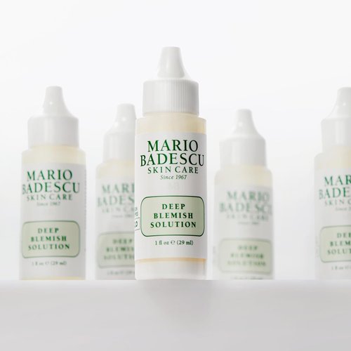 Mario Badescu Blemish Spot Treatment Bundle – Drying Cream & Deep Blemish Solution for Oily, Combination & Congested Skin – Fast Relief for Surface & Under-the-Skin Bumps