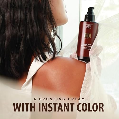 Bare It All Golden Hour Bronzing Cream Smoothing Age Defying Body Bronzer Long Lasting Natural Glow Vegan Paraben Free Body Shimmer Fast Absorbing