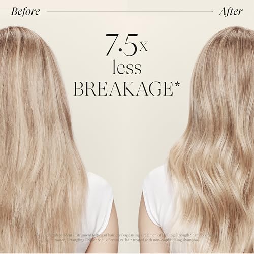 L'ANZA Healing Strength Singles & Kit, Silk Serum Strengthening Hair Treatment, Detangler Spray, Repairs Damage, UV & Heat Protection, Smooths Split Ends, Glossy Shine, Anti Humidity, Sulfate Free