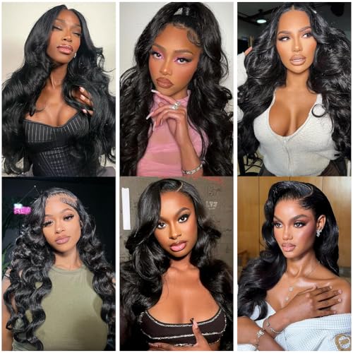 Human Hair Bundle 12 14 16 Inch Body Wave Bundles Unprocessed Brazilian Virgin Hair Extensions 3 Bundles Natural Black Color