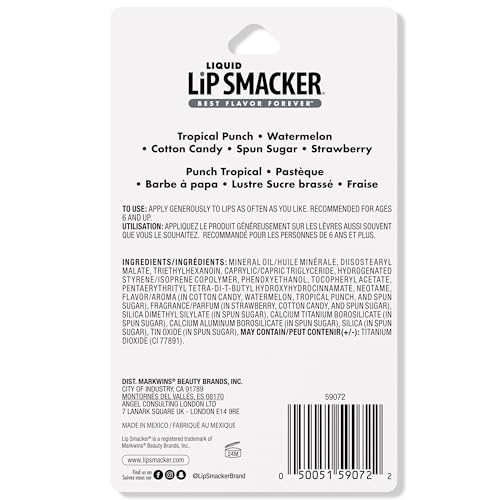 Lip Smacker Liquid Lip Gloss Friendship Pack, 5 Count