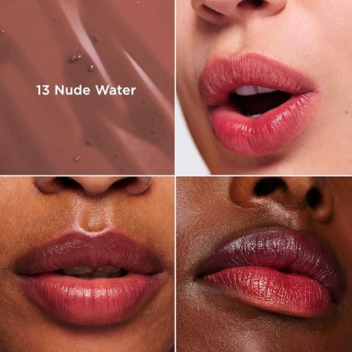 Clarins Water Lip Stain | Buildable Matte Finish | Kiss Proof, Transfer-Proof, Lightweight and Long Lasting | Contains Hyaluronic Acid | 0.2 Fluid Ounces