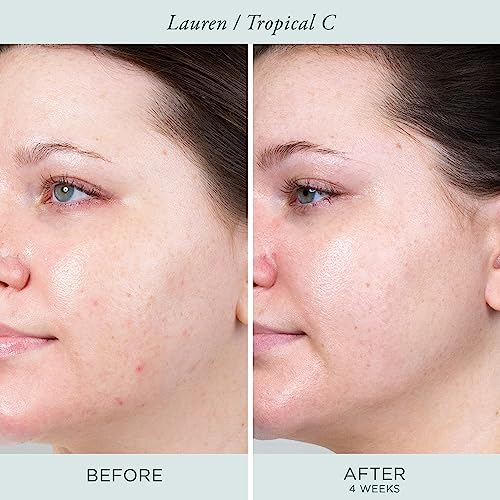 P?R MINERALS Tropical C Brightening Vitamin C & Peptide Moisturizer, Vitamin C, Peptide, Hyaluronic Acid, 1.76 oz