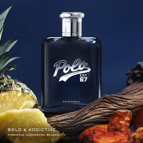 Ralph Lauren - Polo 67 Eau de Parfum - Men's Duo Cologne Set ($95 Value) - Woody & Fruity Scent - Full Size, 4.2 Fl Oz & Travel Size, 1.35 Fl Oz