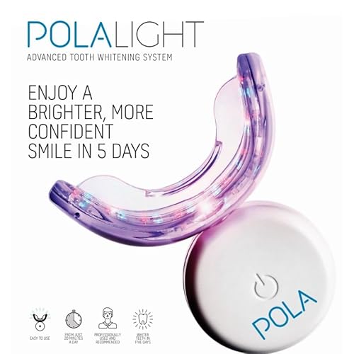 PolaLight Home Tooth Whitening System Kit 22% Carbamide Peroxide Ea