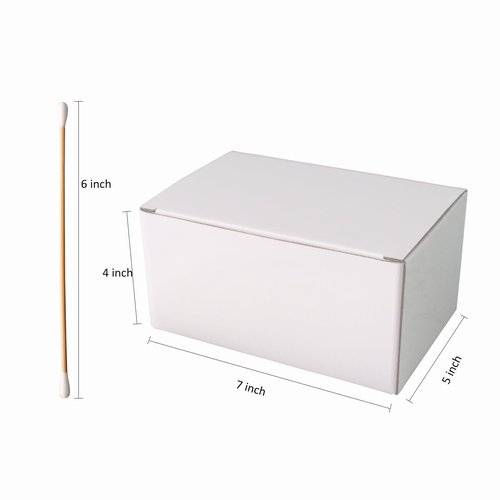 400pcs Dual-Ended Cotton Swabs, 6 Inch Extra Long Cotton Swabs with Bamboo Sticks, Lint-Free Tips for Makeup, Cleaning, Crafts, Electronics, Personal Hygiene & Gun Maintenance