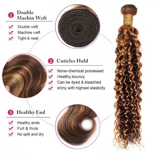 P427 Blonde Water Wave Human Hair Bundles Water Wave 3 Bundles 34 34 34 Inch Unprocessed Brazilian Virgin Highlight Blonde Water Wave Human Hair Extensions