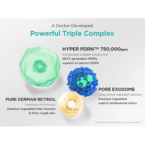 ReDRN Exosome Ampoule¤ÓBiome PDRN 750,000ppm + Retinol + Exosome¤ÓFace Serum for Pore Tightening & Firming¤ÓKorean Skin Care (0.50 fl.oz. X 2EA)