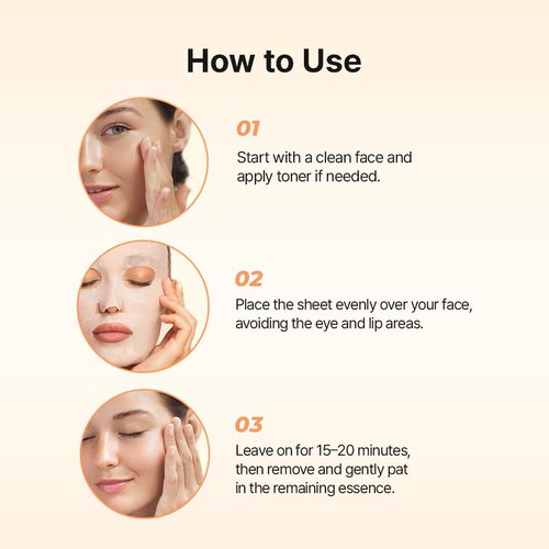 Hanskin Vitamin C Glow Sheet Mask – Korean Face Mask with Vitamin C & Niacinamide | Revitalizing, Radiant-Looking, Healthy Glow Skincare, 10EA