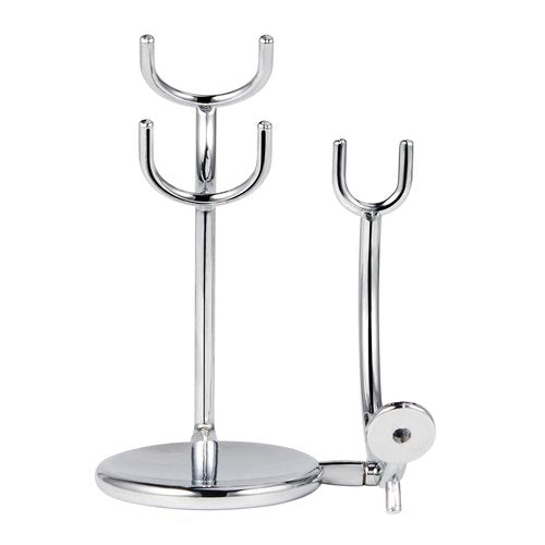 Grandslam Shaving Razor and Brush Stand, Stainless Steel Shaving Razor Holder, Compatible with Long and Short Handle Safety Razor, Straight Razor and Barber Razor