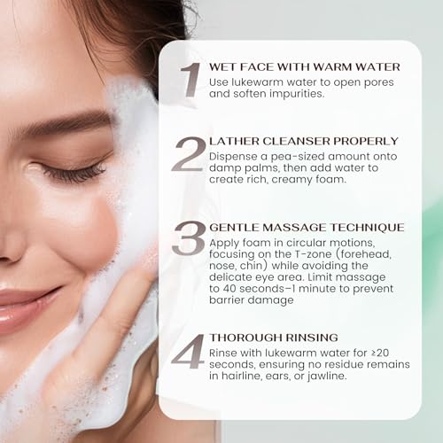 Cream-to-Foam Cleanser with Aloe Water, Ceramide NP, Hyaluronic Acid & Xylitol, Hydrating Barrier Support for Oily to Normal Skin, 120ml