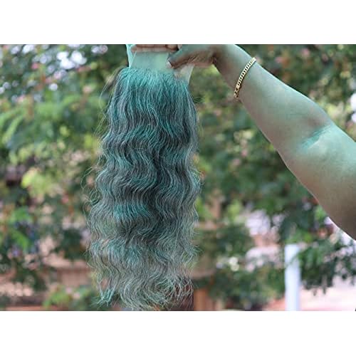 5x5 Closure 14" Salt & Pepper/Natural Gray Transparent Lace Hand Made with 100% Natural Indian Virgin Temple Raw Hair