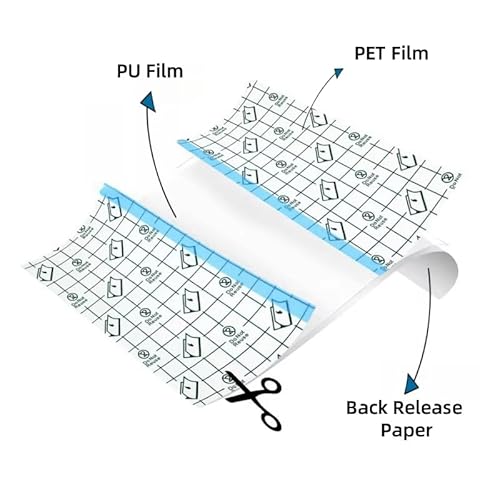 Tattoo Aftercare Bandage Roll 6in*2.2yd - Waterproof Transparent Second Skin Tattoo Cover, Breathable Latex-Free Adhesive Wrap for Swimming, Showering & Tattoo Healing