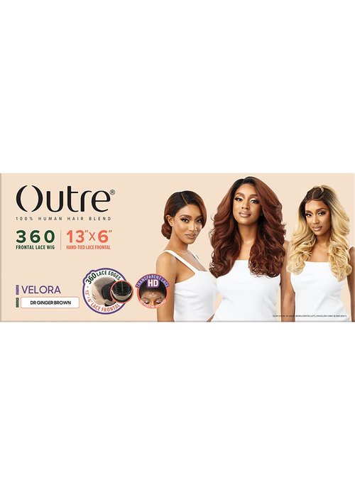 Outre 360 Frontal Lace Wig 13"x6" Hand Tied Lace Frontal VELORA (613)