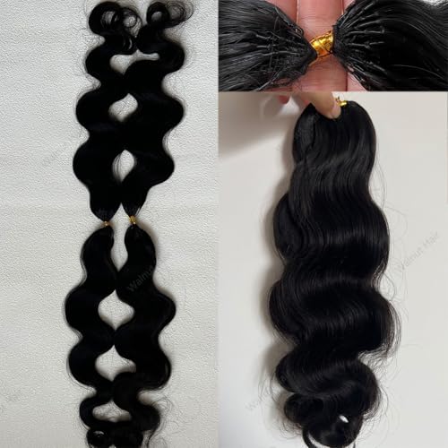 Body Wave Pre Separated Crochet Human Hair Braids Extensions Body Wave Brazilian Virgin Hair for Boho Braiding Knotless Feather Hair Extensions For Black Women Natural Color 18inch 120g