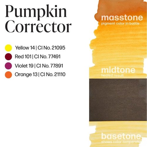 Perma Blend - Pumpkin Modifier - Microblading Ink Modifier - Professional Tattoo Ink - Orange/Yellow Tattoo Ink Makeup - Vegan (0.5 oz)