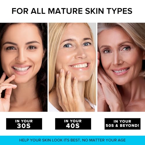 SimplyVital Collagen, Retinol & Hyaluronic Acid Cream - Anti-Aging Face Moisturizer for Face, Firming Skin Care Neck & D?collet? - Made in USA, Daily Moisturizer Face Cream Day & Night - 1.7 fl.oz.