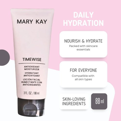 Bagues MK Antioxidant Moisturizing Cream for Combination to Oily Skin - Deep Hydration and Protection Against Premature Aging with Powerful Antioxidants