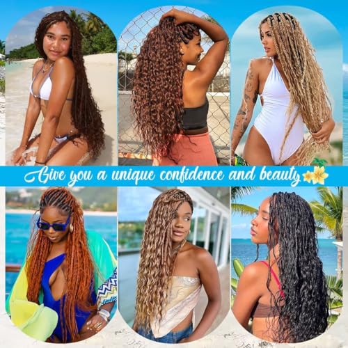 160g 5 Bundles 613 Blonde Human Braiding Hair Deep Water Wave Bulk 20 Inch Curly Human Hair for Boho Braids Hair Extensions No Weft 5 Braids Per Pack