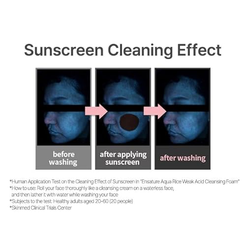 S.NATURE AQUA RICE FOAM CLEANSER | Facial Cleanser, Rice Extract Rice Powder Cleanser with Mild Cleansing, Glycerin,Vegan, Face Wash, Korean Skincare¤Ó 80ml 2.7 Fl Oz