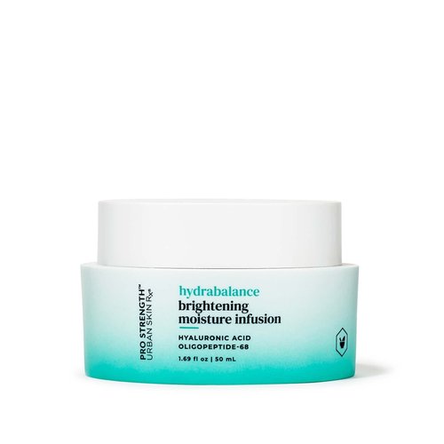 Urban Skin Rx® Pro Strength HydraBalance Brightening Moisture Infusion Quick-Absorbing Moisturizer, Fragrance-Free, Formulated with Squalane & Hyaluronic Acid, Combats Dehydration & Texture, 1.69 Oz