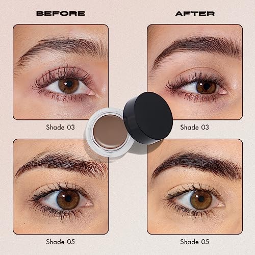 Milani Stay Put Brow Color - Dark Brown (0.09 Ounce) Vegan, Cruelty-Free Eyebrow Color that Fills and Shapes Brows¡¦