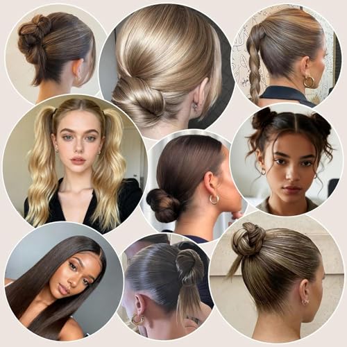Dolahair Hair Wax Stick for Flyaways, Smoothing, and Slick Back - Hair Pomade for Women and Kids (2 Pack)