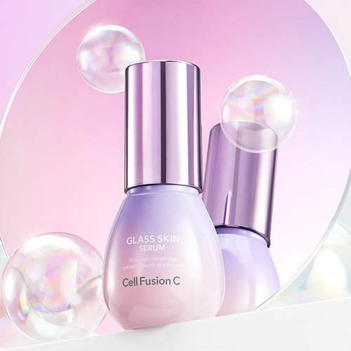 Cell Fusion C Glass Skin Serum, Face Serum for Glass Skin Makeup, Hydrate + Prime + Glow, 30ml / 1.01 fl.oz.