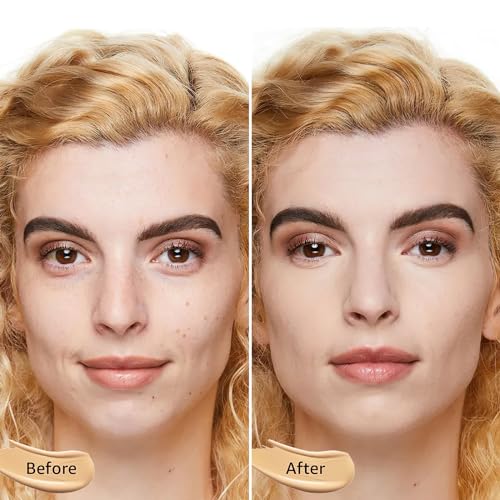Mushroom Head Air Cushion CC Cream Strong Concealer, Moisturizing BB Cream Makeup Base Primer Even Skin Tone for All Skin Types, Face Makeup Cushion Foundation Long Lasting (Ivory)