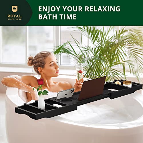 ROYAL CRAFT WOOD Bathroom Organizer Shower Bathtub Caddy