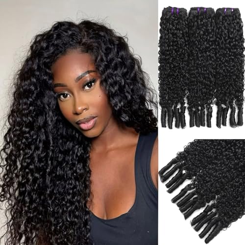 Vanlov 3C4A Burmese Curly Human Hair Bundles 26 28 30 Inch 3 Curly Bundles Unprocessed Burmese Raw Hair Extension Real Human Hair Natural Color Spiral Curly Human Hair Weft Extensions