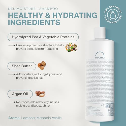 Neuma Neu Moisture Shampoo Lavender, Mandarin & Vanilla Scent, Travel Size Shampoo