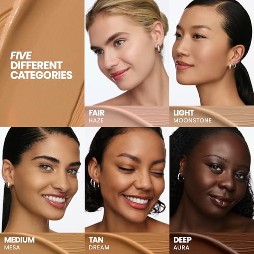 Wonderskin Hyper-Bond Serum Foundation ? Waterproof, Transfer-Proof, 24HR Longwear Face Makeup with Niacinamide & Hyaluronic Acid ? Lightweight, Natural Finish, Vegan & Cruelty-Free (Moonstone)