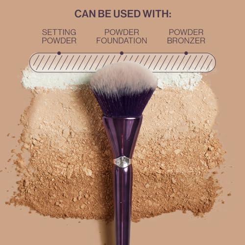 Anisa Beauty Multi-Powder Brush | Versatile Face Brush for Setting, Finishing| Soft Synthetic Fibers for Smooth Application | Professional Quality Makeup tool