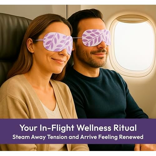 Steam Eye Mask - 16 Pack Lavender Self-Heating Warm Compress for Dry Eyes, Puffy Eyes Relief, Cornea Care, and Relaxation ? Soothing & Comfortable Heated Eye Pads