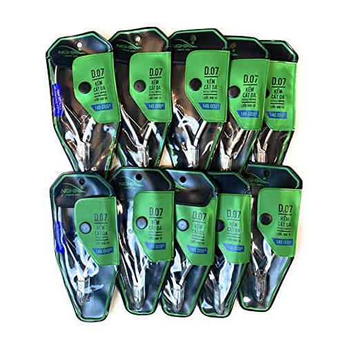 10pack Nghia Stainless Steel Cuticle Nipper C-07 (Previously D-07) Jaw 16