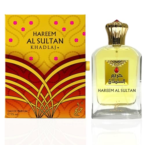 KHADLAJ PERFUMES Hareem al Sultan Gold Eau de Parfum Spray for Unisex, 2.50 Ounce / 75 ml