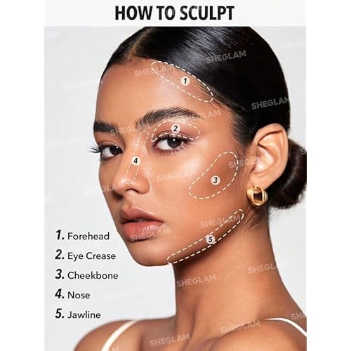 SHEGLAM Snatch 'n' Define Cream Contour Stick Long Lasting Highly Pigmented Sweat Proof Face Bronzer Makeup - Golden Sun