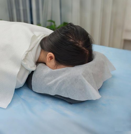 300 Pcs Disposable Face Cradle Covers for Massage Chairs Headrest Covers Massage Table Ultra Soft Non Sticking, Face Head Rest Covers,Face Cushion Cover