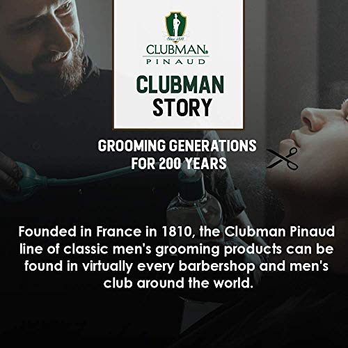 Clubman Pinaud Finest Powder, Classic White Powder for Men, Protection Against Sweat and Body Odor, 9 oz x 3 Packs