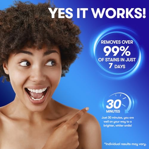 MySmile Teeth Whitening Strips, Hydroxyapatite-Infuse White Strips, Non-Sensitive Teeth Whitening with Soothing Natural Ingredients, Enamel-Safe, Residue-Free, Non-Slip, 14 Treatments Kit (28 Count)